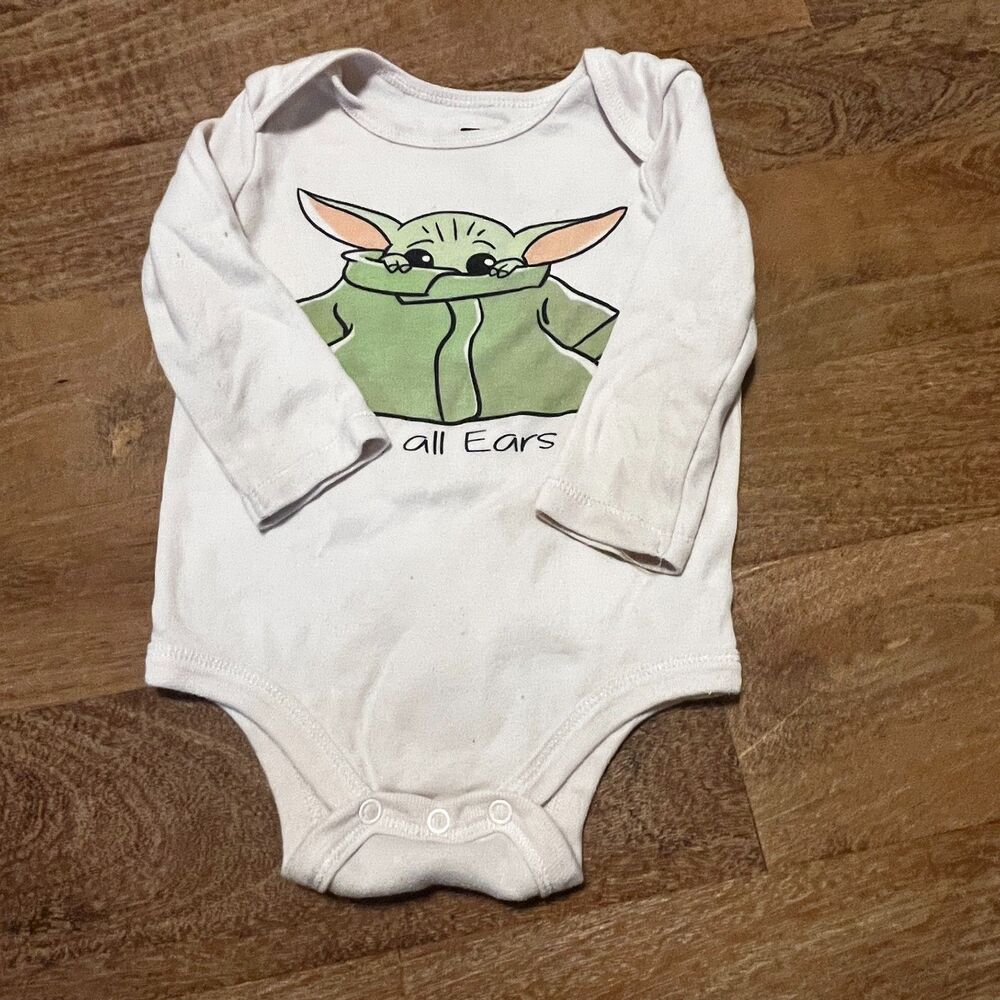 Grogu Star Wars Onesie 18M | Mandalorian Unisex Infant Bodysuit